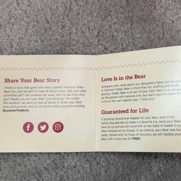 Vermont Teddy Bear Galaxy Bear - New in Box - Picture 7 of 7